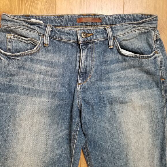 Joe's Jeans Women's Easy Crop Straight Leg Size W 28 Medium Wash 5 Pocket - Picture 4 of 10